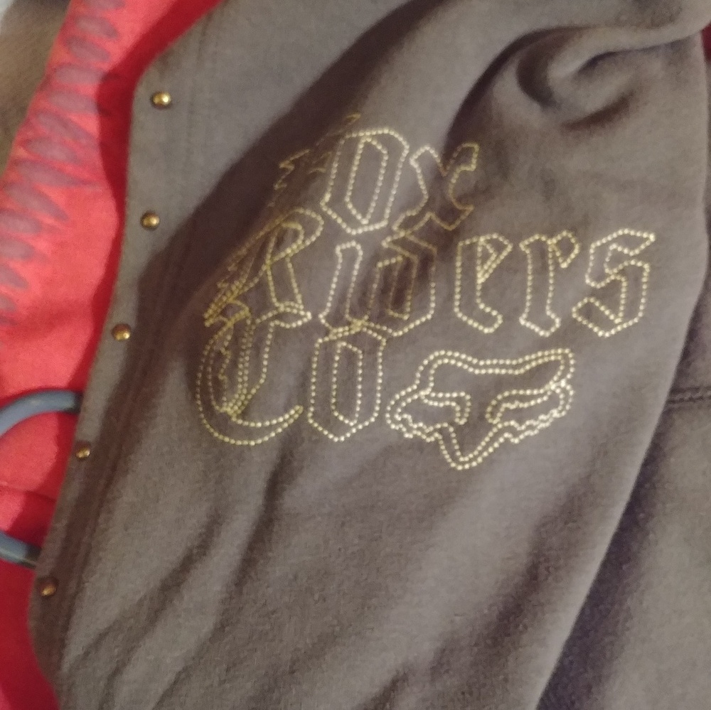 Fox Riders Light Blue Zip-Up Jacket - Picture 2 of 7